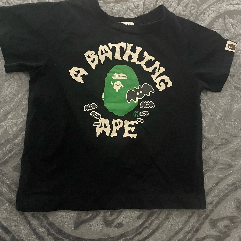 Bathing ape bape kids glow in the dark 90